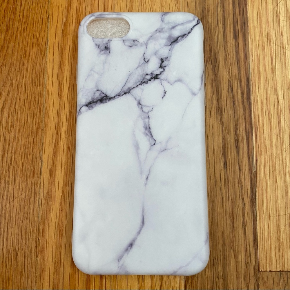 iPhone 7/8 White Marble Phone Case